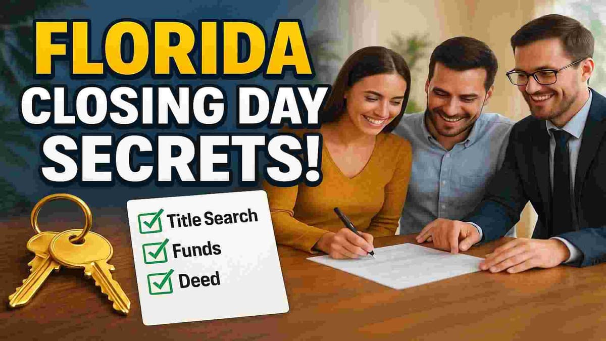 The Florida Real Estate Closing Process Explained